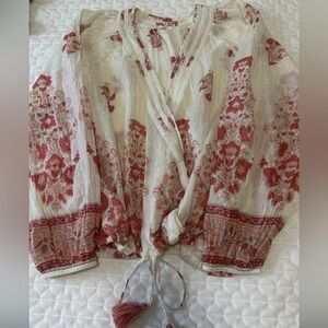 Love Stitch boho wrap top